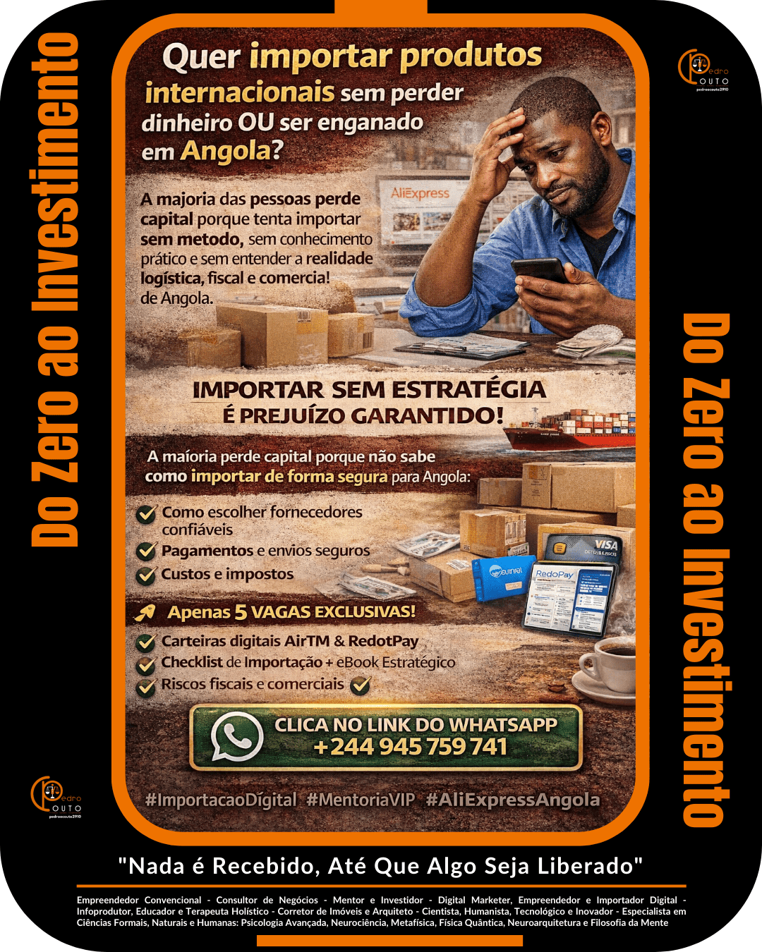 Mentoria VIP de Importação Digital em Angola 2026 | Aprenda a Importar com Segurança, Vender com Estratégia e Lucrar